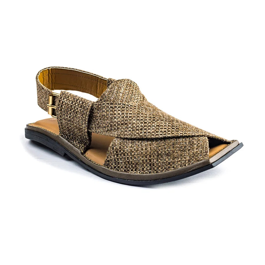 Trendy Textured Fabric Light Brown Single,