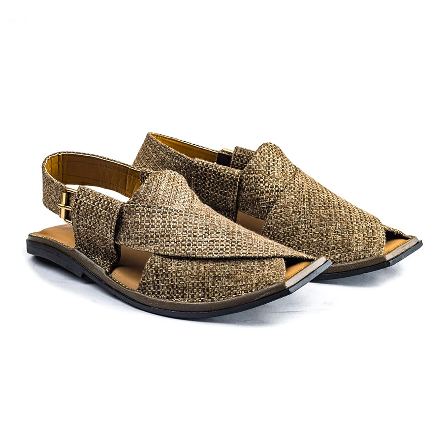Trendy Textured Fabric Light Brown Single,