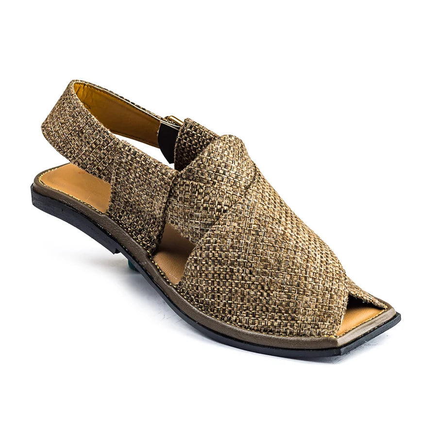 Trendy Textured Fabric Light Brown Single,
