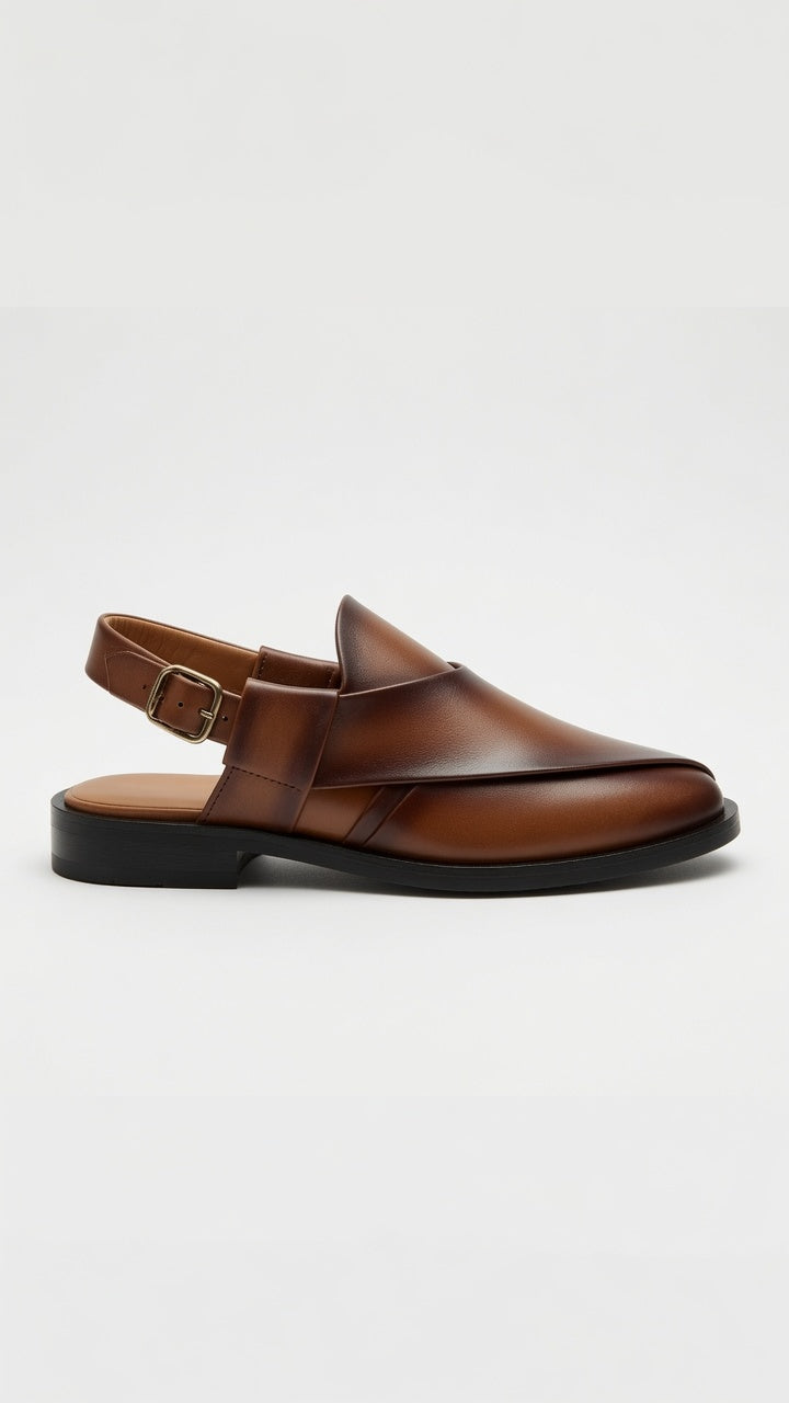 Peshawari Handmade Leather Mule Loafe